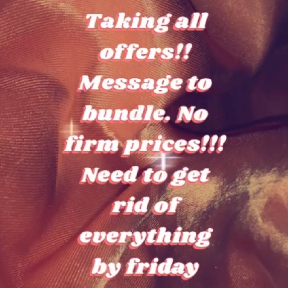 6/17 SALE GETTING RID OF EVERYTHING ON MY PAGE